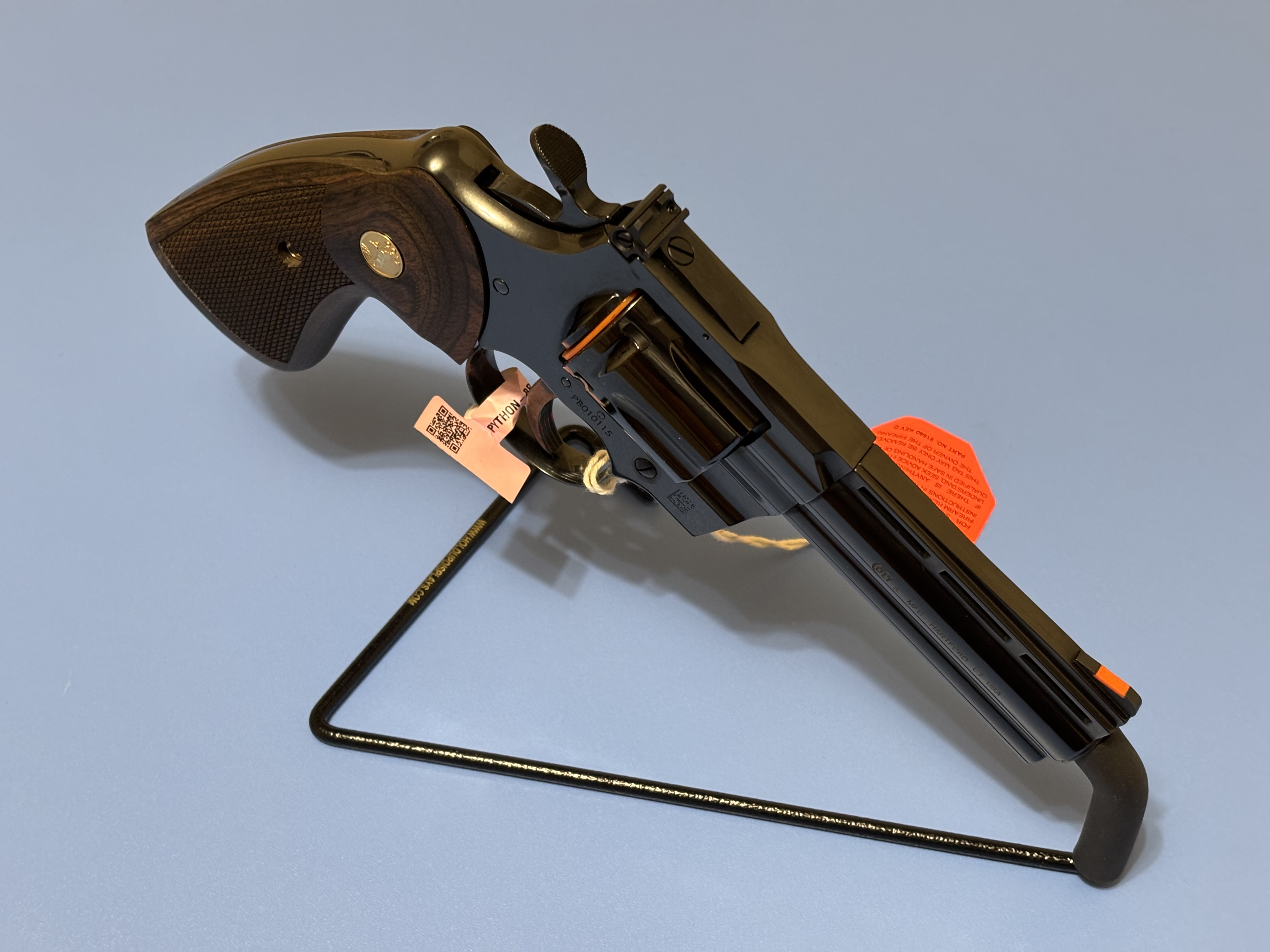 Colt Python .357MAG 6-Shot 4.25" Blued Revolver Factory New Walnut Grips
