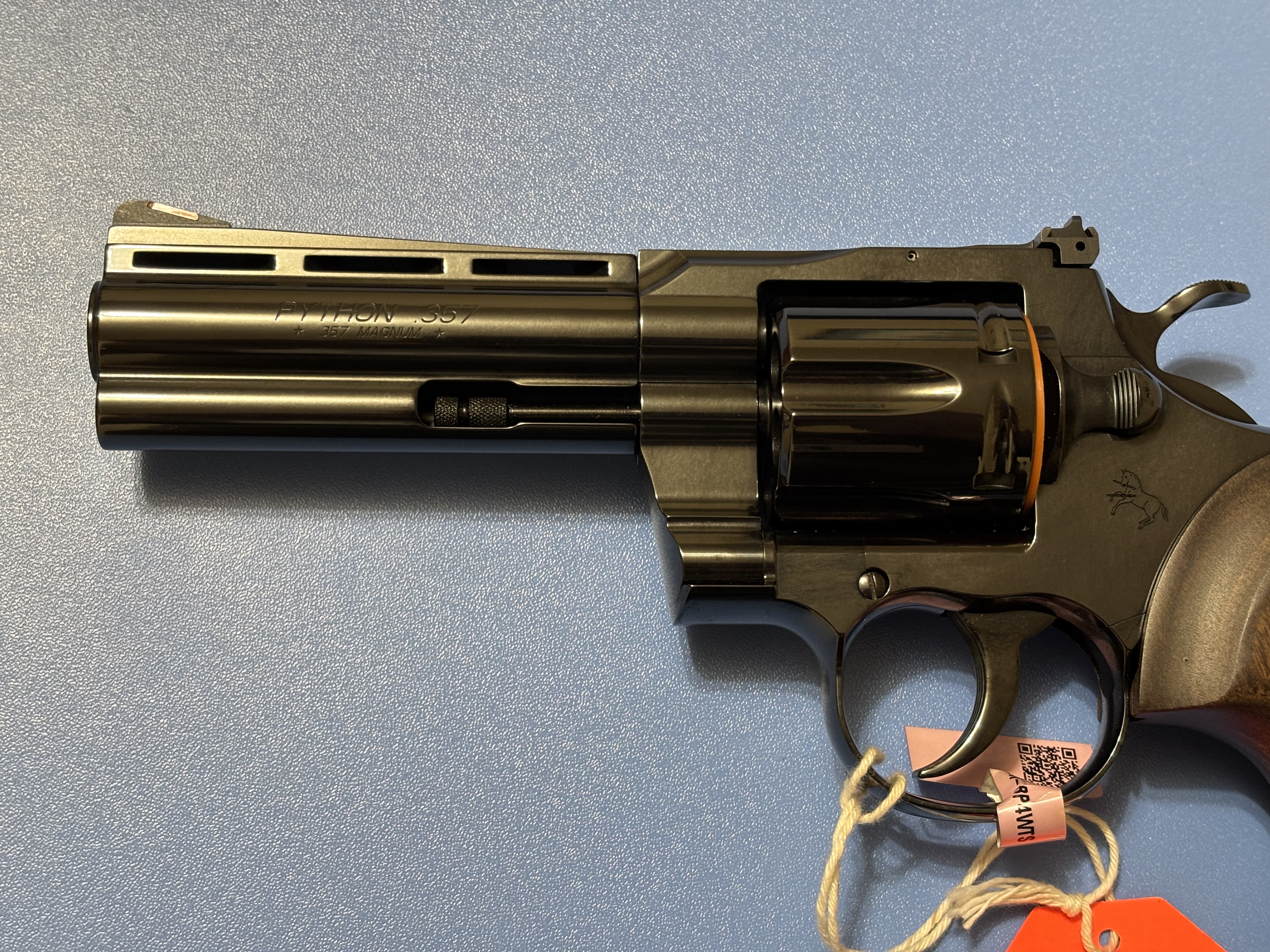 Colt Python .357MAG 6-Shot 4.25" Blued Revolver Factory New Walnut Grips