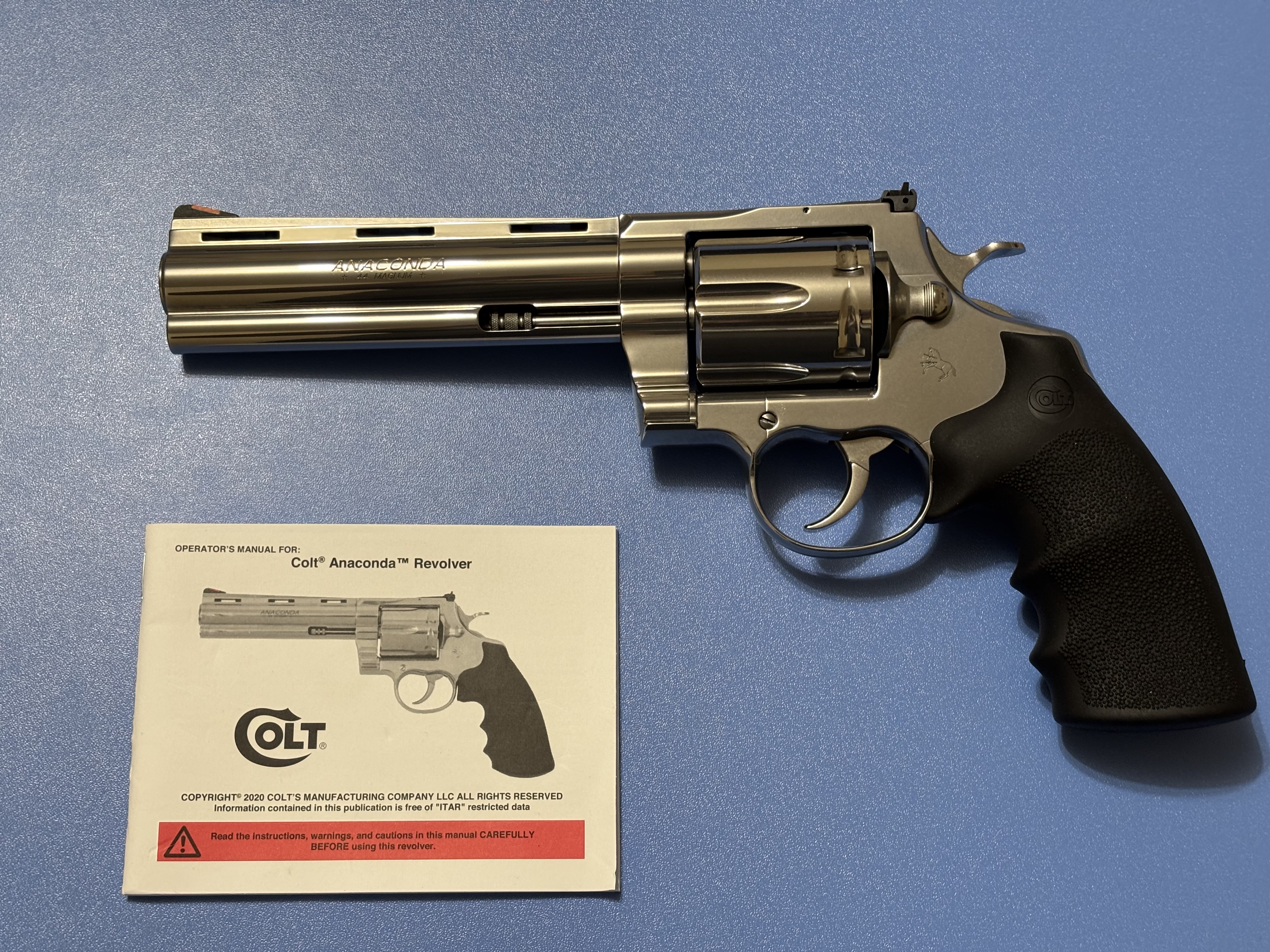 Colt Anaconda .44MAG 6" 6-Shot Stainless Steel Model MM FNIB