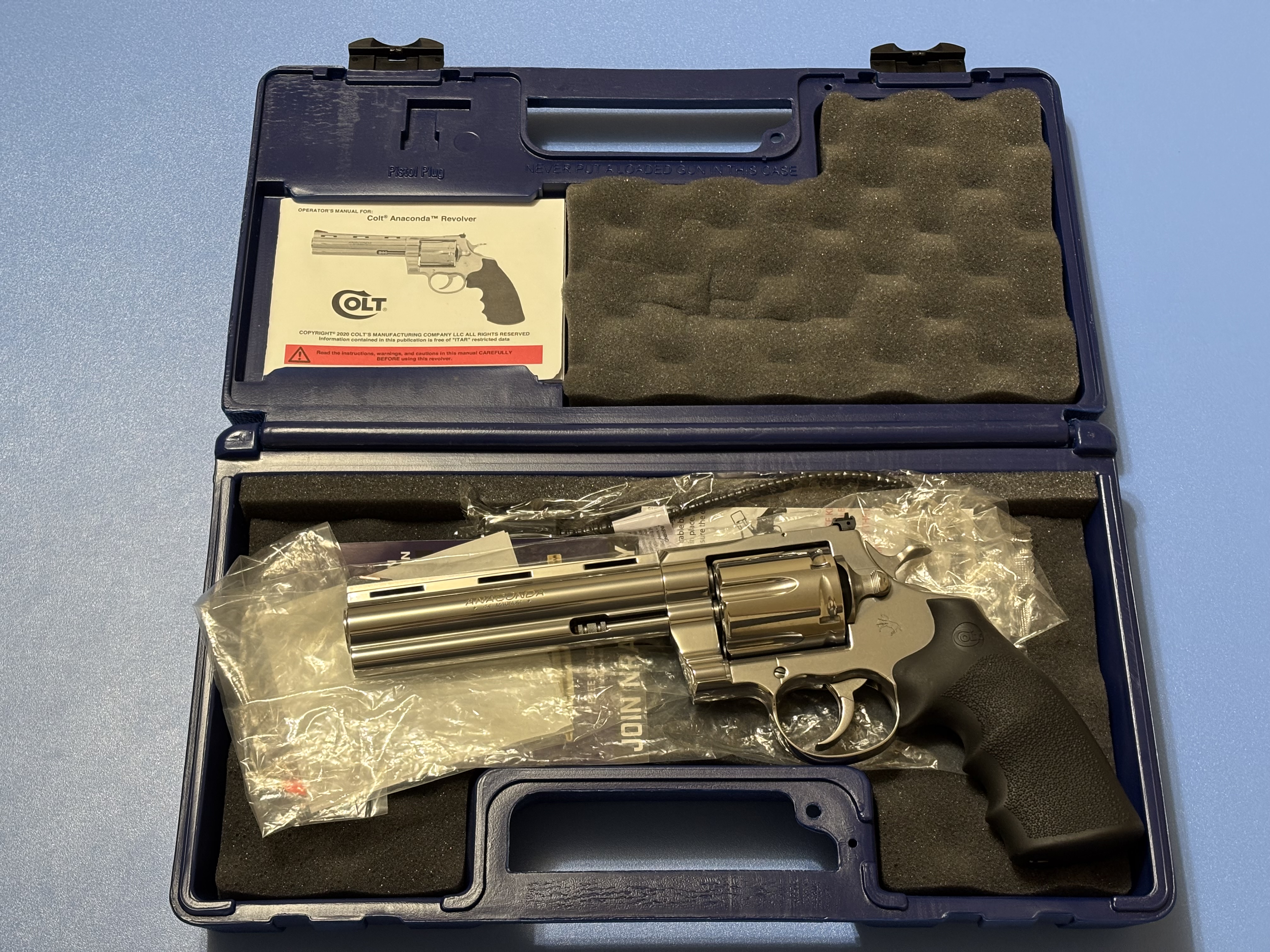 Colt Anaconda .44MAG 6" 6-Shot Stainless Steel Model MM FNIB