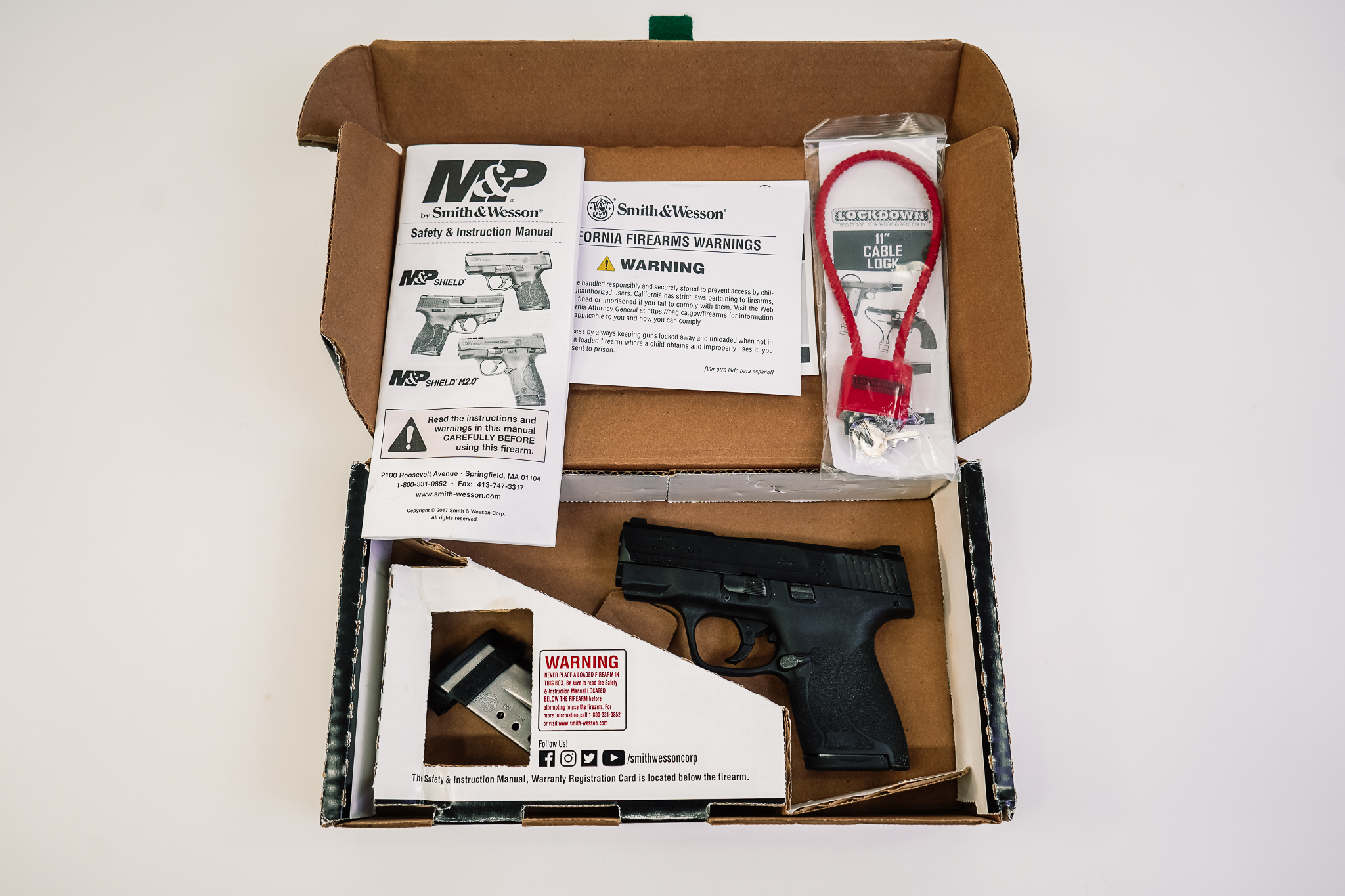 USED SMITH & WESSON M&P9 SHIELD 2.0, 3.125" BARREL